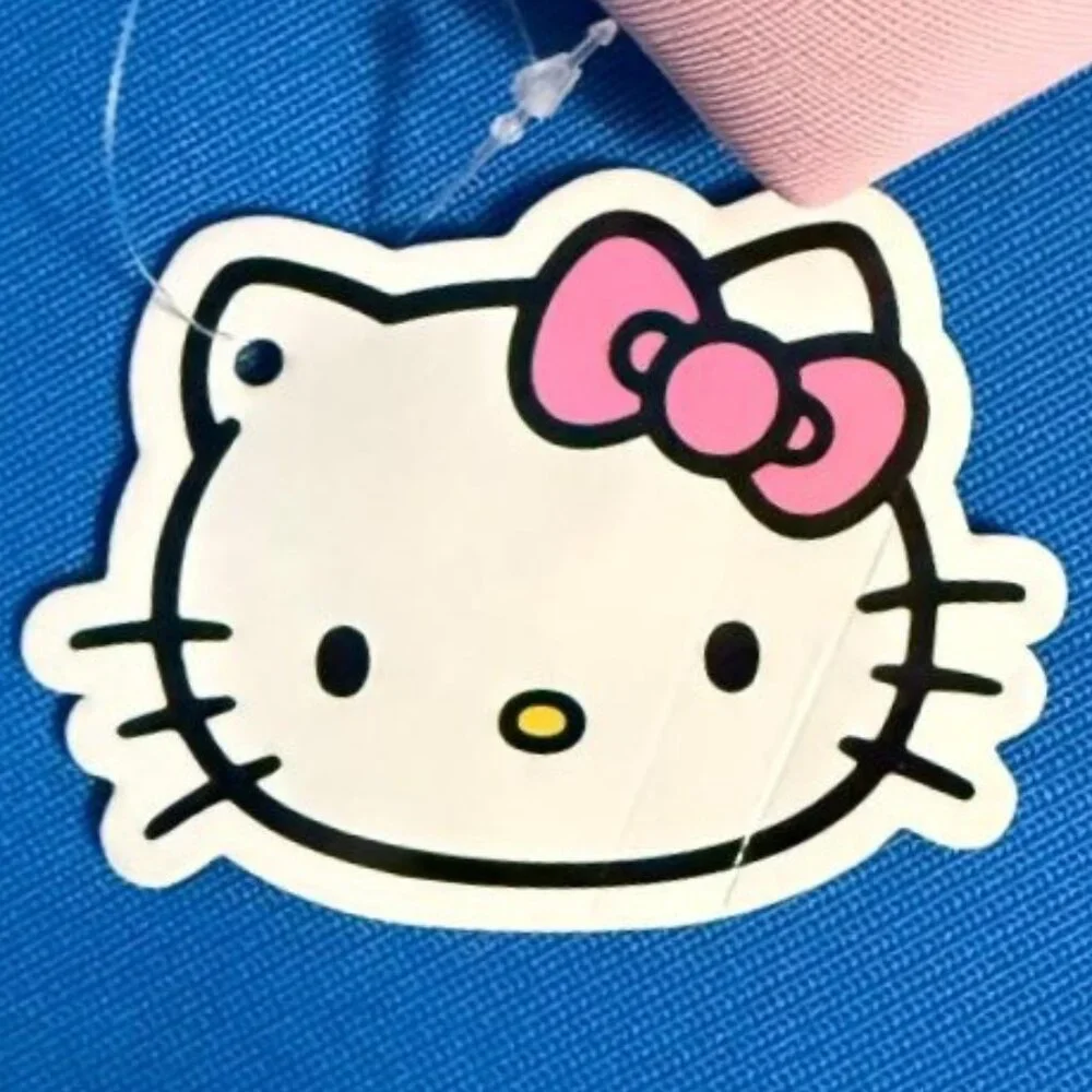 NEW / NWT HELLO KITTY LIMITED EDITION THINK PINK COSMETIC BAG / MAKEUP POUCH